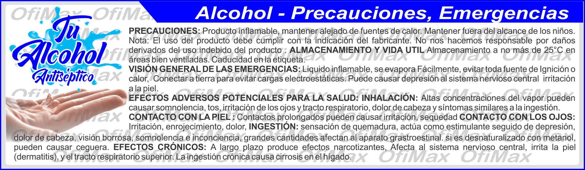 alcohol antiseptico advertencias, bogota, colombia