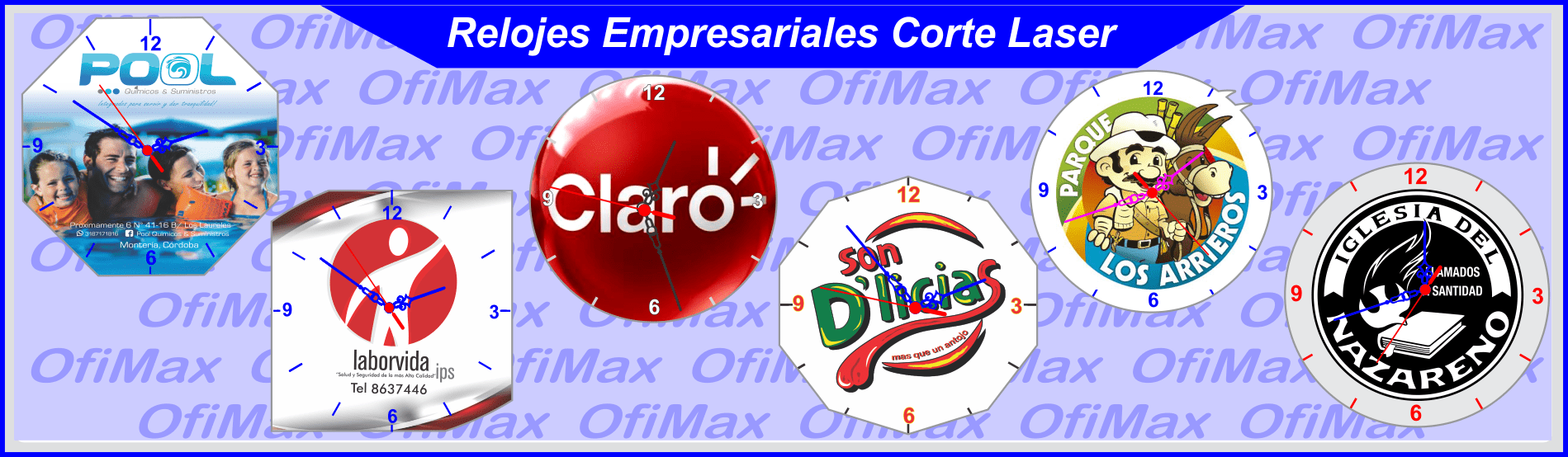 relojes publicitarios para empresas en acrilico muestras, bogota, colombia